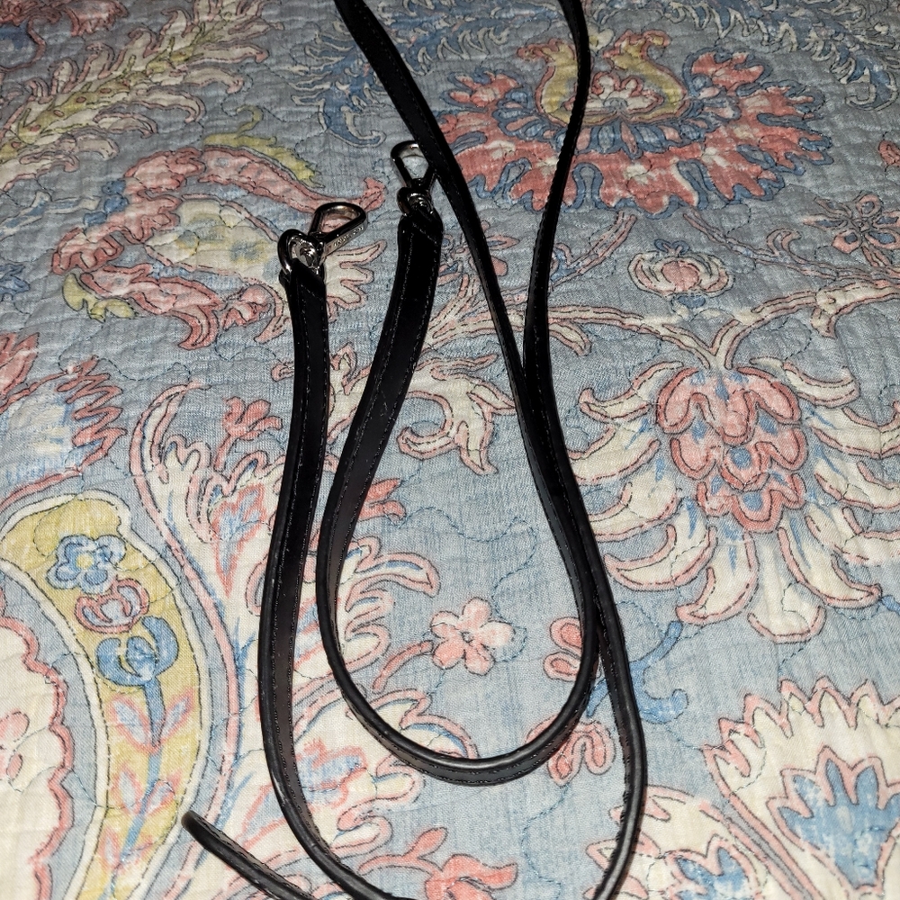 Black Michael Kors cross body strap